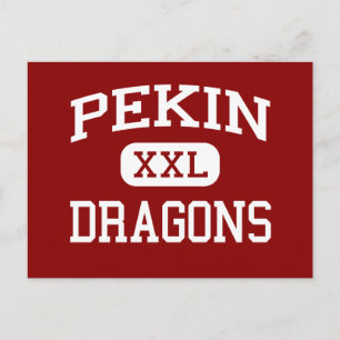 Pekin - Dragons - Community - Pekin Illinois Briefkaart
