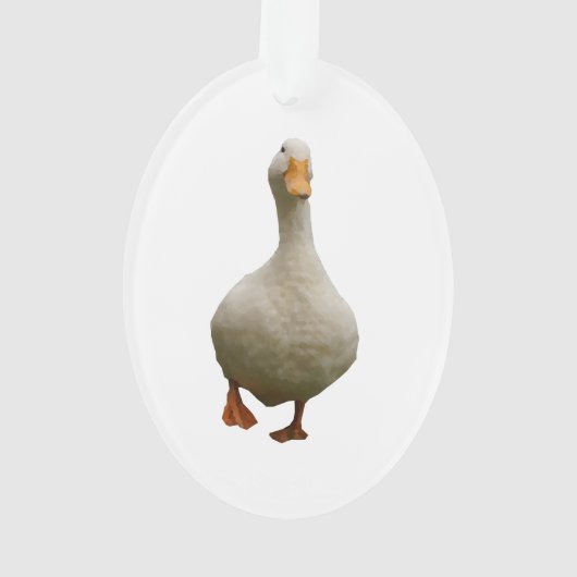 Pekin Duck Ornament (achterkant)