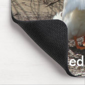 Pekin Duck (wil een Hug?) Mousepad Muismat (Hoek)