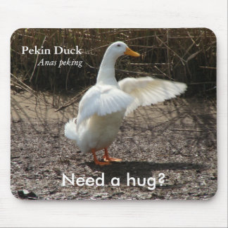 Pekin Duck (wil een Hug?) Mousepad Muismat