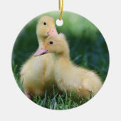 Pekin Ducklings Keramisch Ornament (Voorkant)