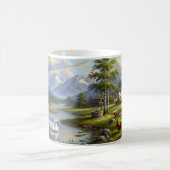 Pekin Ducks Digital Painting Mok Wrap Design (Center)