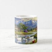 Pekin Ducks Digital Painting Mok Wrap Design (Center)
