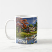 Pekin Ducks Digital Painting Mok Wrap Design (Links)