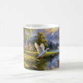 Pekin Ducks Digital Painting Mok Wrap Design (Center)