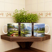 Pekin Ducks Digital Painting Mok Wrap Design