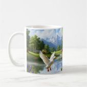 Pekin Ducks Digital Painting Mok Wrap Design (Links)