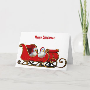 Pekin Eenden Kerstmis Kaart