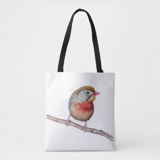 Pekin Robin Bird (Leiothrix lutea) Tote Bag (Voorkant)