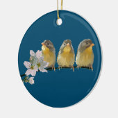 Pekin Robins Keramisch Ornament (Links)