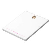 Pekinees gepersonaliseerd Notitieblok (Linkerzijde)