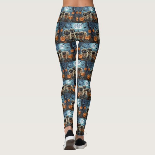Pekinees Halloween Spooky Leggings (Achterkant)