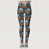 Pekinees Halloween Spooky Leggings (Voorkant)