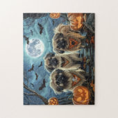 Pekinees Halloween Spooky Legpuzzel (Verticaal)