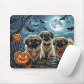 Pekinees Halloween Spooky Muismat (Met muis)