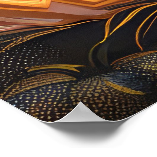 Pekinees Halloween Spooky Poster (Hoek)