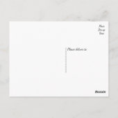 Pekinees Happy Birthday Puppy Hond Zwart Briefkaart (Achterkant)