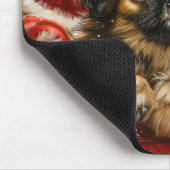 Pekinees Hond Kerst Feestelijk Muismat (Hoek)