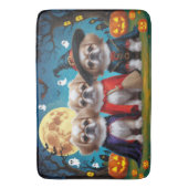 Pekinees Honden Pompoen Halloween Grappig Badmat (Voorkant Verticaal)