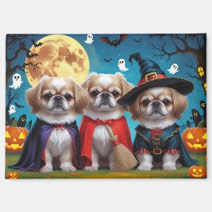 Pekinees Honden Pompoen Halloween Grappig Magneet