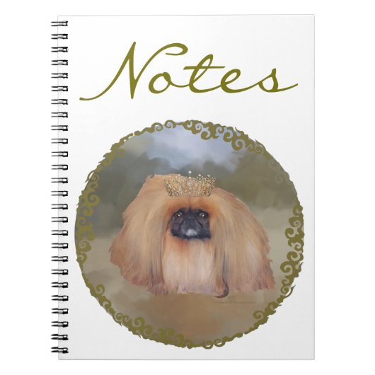 Pekinees Koninklijk Notitieboek (Voorkant)