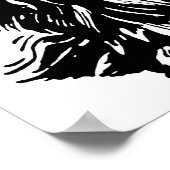 Pekinees met waardigheid poster (Hoek)