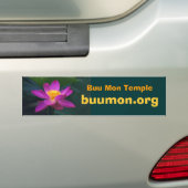 pekinensis rubra Buu Mon Temple, buumo... Bumpersticker (Op auto)