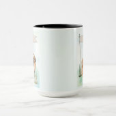 Pekinese Aquarel Gepersonaliseerde Hond Mok (Midden)