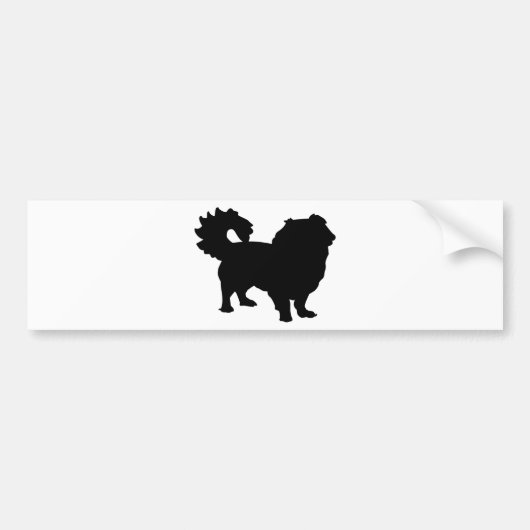 Pekinese Bumpersticker (Voorkant)