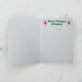 Pekinese Christmas Stocking Kaart (Binnen)