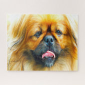 Pekinese Dog. Legpuzzel (Horizontaal)
