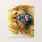 Pekinese Dog. Legpuzzel (Verticaal)