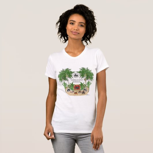 Pekinese honden  t-shirt (Voorkant volledig)