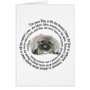 Pekinese Wijsheid - en Lord Byrons Klaaglied