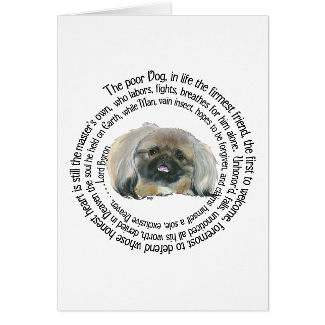 Pekinese Wijsheid - en Lord Byrons Klaaglied (Voorkant)