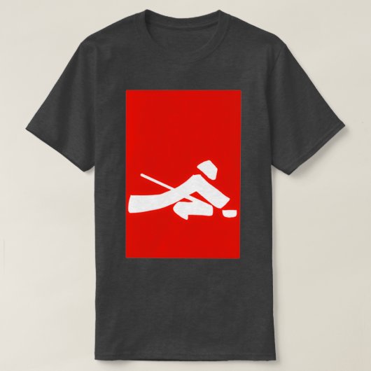 Peking 2022 Curling 3 T-shirt (Design voorkant)
