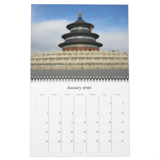Peking 2025 kalender (Jan 2026)