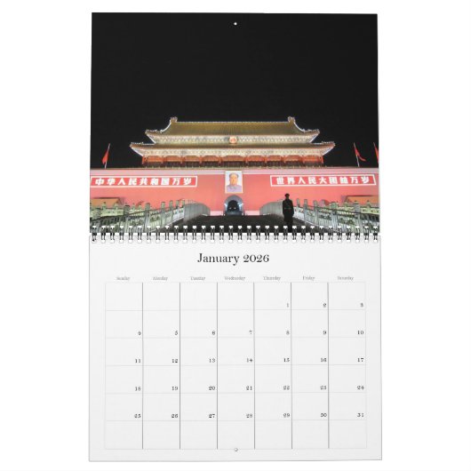 Peking 2025 kalender (Jan 2026)