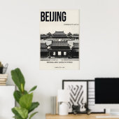 Peking Architectuur Kunstprint, Verboden Stad Poster (Thuiskantoor)