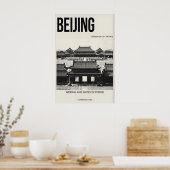 Peking Architectuur Kunstprint, Verboden Stad Poster (Keuken)