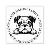Peking bulldog puppy gepersonaliseerd thema  zelfinktende stempel (Design)