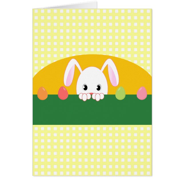 Peking Bunny Happy Ostara Card (Voorkant)