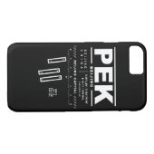Peking Capital Int'l Airport PEK iPhone Case (Achterkant (Horizontaal))