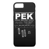 Peking Capital Int'l Airport PEK iPhone Case (Achterkant)