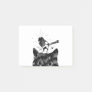 Peking cat en Magpie Post-it® Notes