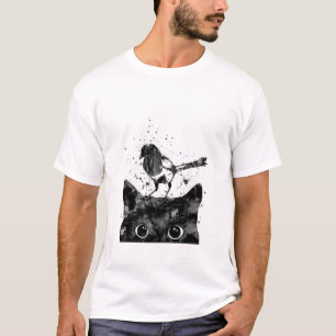Peking cat en Magpie T-shirt