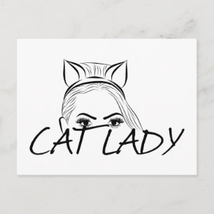 Peking Cat Lady Briefkaart