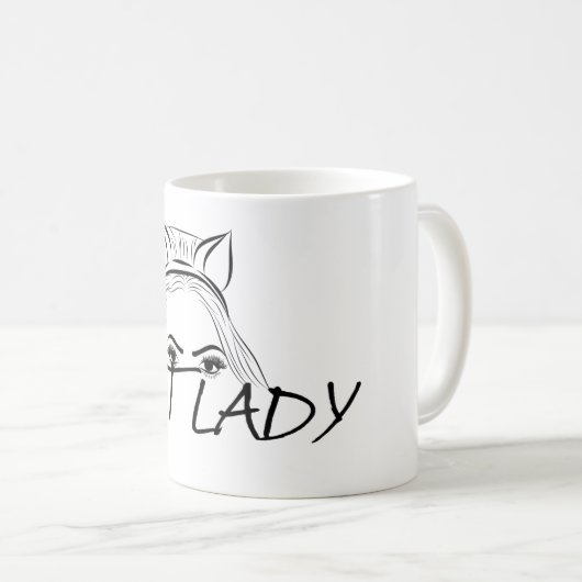 Peking Cat Lady Koffiemok (Voorkant rechts)