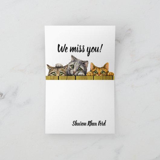 Peking Cats Notecards Bedankkaart (Binnen)