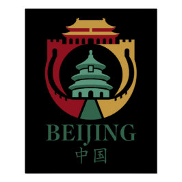 Peking China Azië Perfect Poster